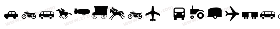 Transport Regular字体转换
